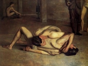 erotic wrestling