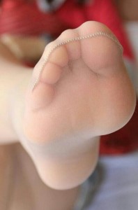 pantyhose foot